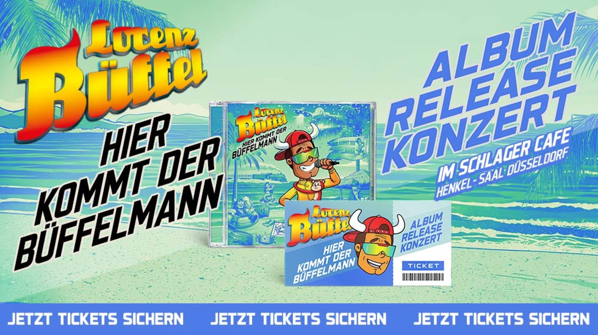 "Hier kommt der B&uuml;ffelmann" Release-Konzert